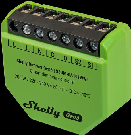 Image du produit Shelly Dimmer Gen3 (Actionneur de variateur)