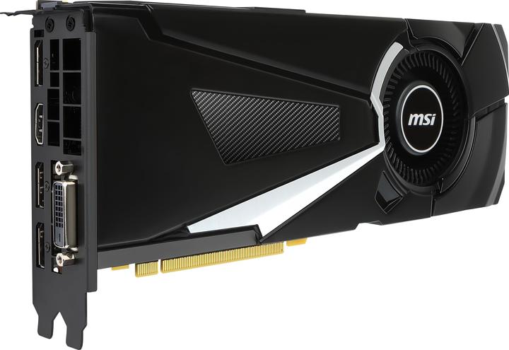 Actual product image MSI GeForce GTX 1080 AERO 8G OC (8 GB)
