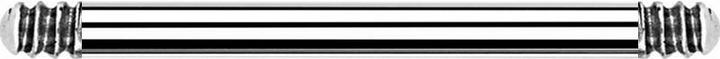 Star Piercing Micro Barbell-Stab silber (ohne Messing, Chirurgenstahl 316L)