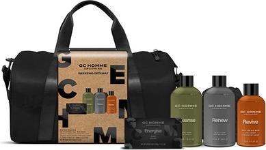 Grace Cole Body Care Gift Set in Travel Bag Tangerine. Bergamot & Rosemary 5 pcs