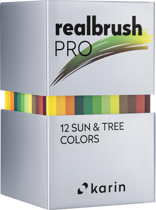 Actual product image Karin Real Brush Pen Pro 0.4mm (Multicoloured, 12 x)
