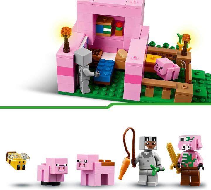 Produktbild LEGO Das Babyschwein-Haus (21268, LEGO Minecraft)