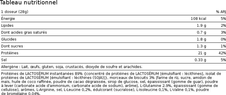 Nährwerte und Zutaten Biotech USA 100 Pure Whey (Schokolade, 1 Stk., 2270 g)