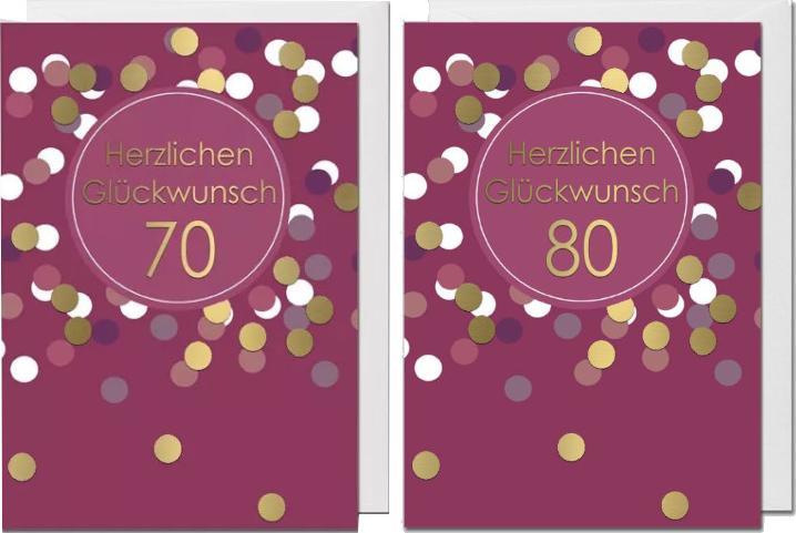 Geburtstagskarte Doppelkarte