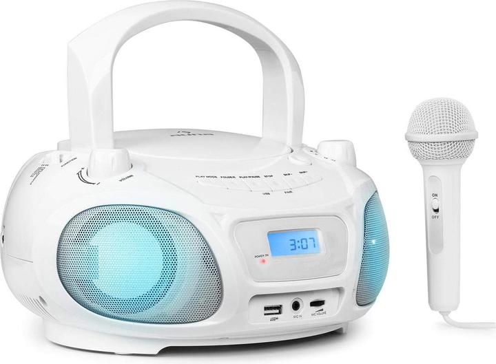 Produktbild Auna CD Player, 2 x 1,5 W Lautsprecher Weiss