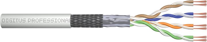 Produktbild Digitus CAT 5e SF-UTP Roh-Patchkabel Länge 100 m Box AWG 26/7 PVC Simplex Farbe Grau (FTP, CAT5e, 100 m)