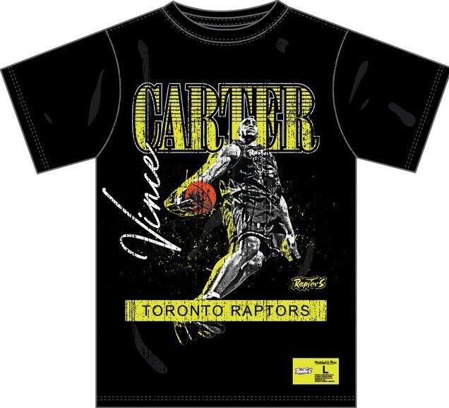 Immagine prodotto Mitchell & Ness T-shirt con logo vintage Toronto Raptors HW Neon Pop Playe Vince Carter (L)
