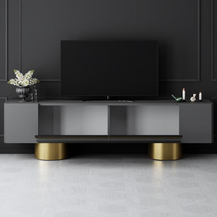 Actual product image Skye Decor Bohem Gold TV Stand (180 x 50 x 30 cm)