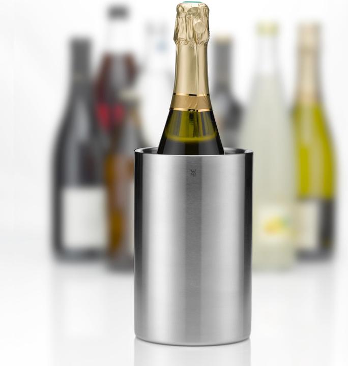 Produktbild WMF Sekt-Weinkühler Edelstahl Flaschenkühler doppelwandig 19,5cm Clever&More matt