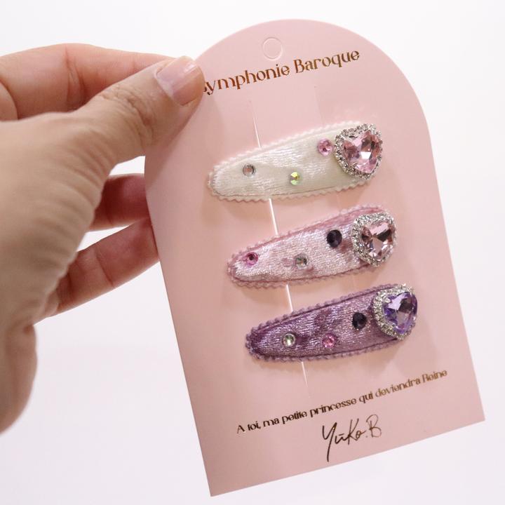 Image du produit Yuko.B Barrettes cheveux 3 pcs. Baroque (3 pcs)