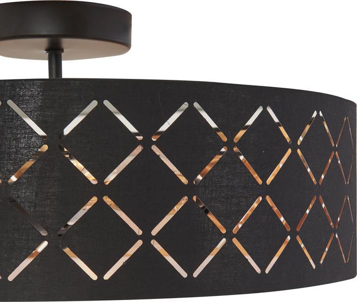 Actual product image Lux.Pro Deckenleuchte Bay Schwarz/Weiss (E27)