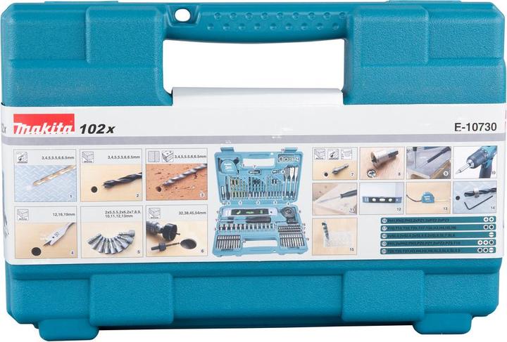 Produktbild Makita Zubehörsatz im Koffer 102tlg.