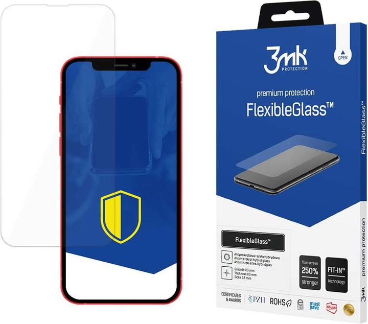 Image du produit 3MK hybrid glass Flexible 2.5D for iPhone Xs (1 pièce(s), Apple iPhone XS)