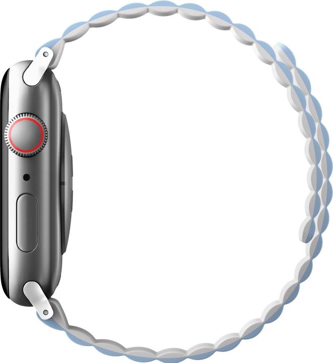 Produktbild Uniq pasek Revix Apple Watch Series 1/2/3/4/5/6/7/8/SE/SE2 38/40/41mm. Reversible Magnetic biały-nie (Silikon, Edelstahl)