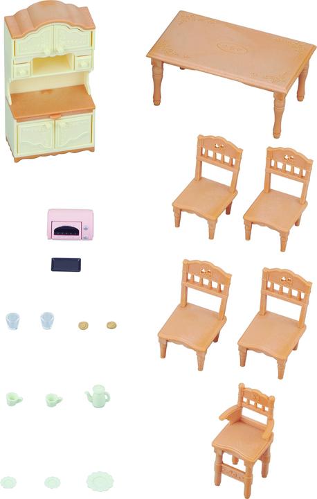 Actual product image Sylvanian Families Dining Room Set