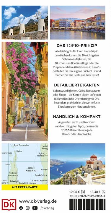 Produktbild TOP10 Reiseführer Kreta (Deutsch, DK Verlag Reise, 2025)