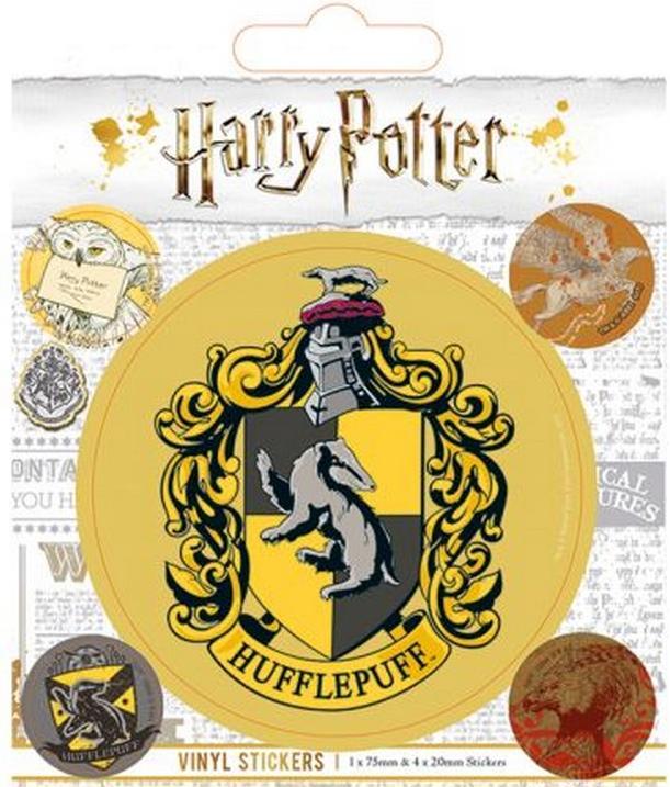 Actual product image Hufflepuff Sticker Vinyl 5Pack