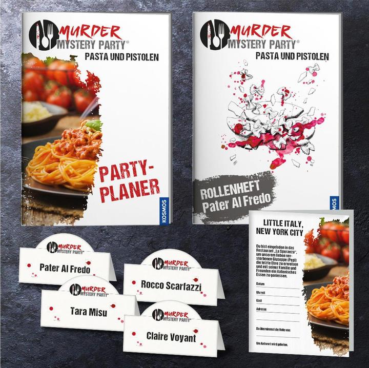 Produktbild Kosmos Murder Mystery Party - Pasta & Pistolen (Deutsch)