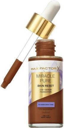 Actual product image Max Factor Miracle Pure Skin Reset 2in1 Serum Foundation - Makeup 30 ml 100-110 Very Deep (100-110 Very Deep)