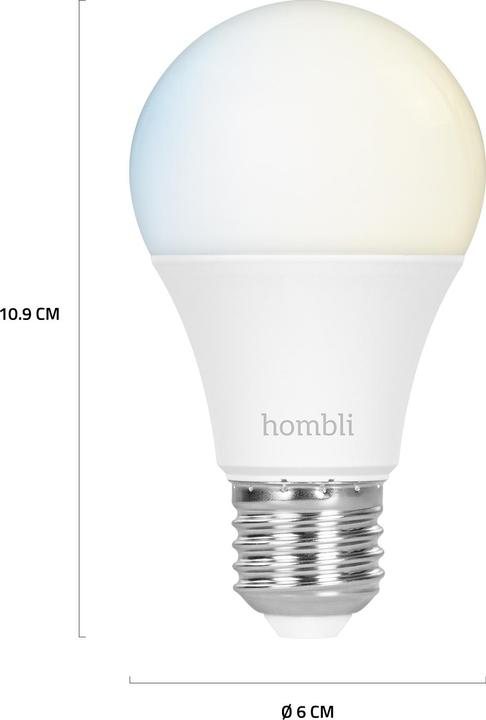 Produktbild Hombli Smart Bulb CCT (E27, 9 W, 800 lm, 1 x, F)
