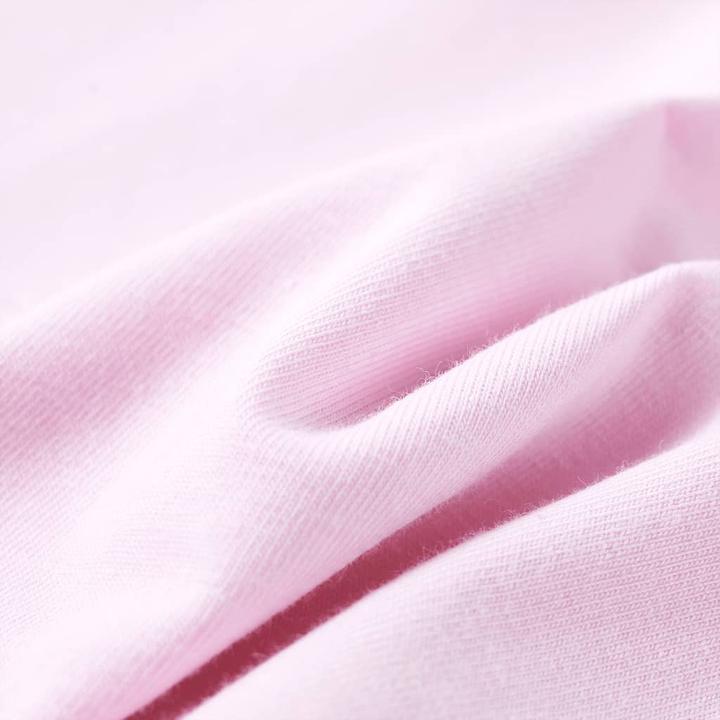 Actual product image VidaXL Children's T-shirt pale pink 116,Material: 95 % cotton. 5 (116)