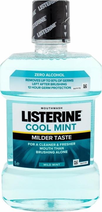 Listerine Mouthwash Cool Mint Mild Mint (1000 ml, Mundwasser)