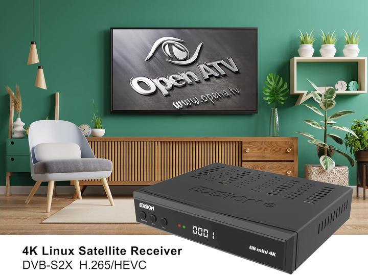 Image du produit Edision OS Mini 4K, 1X S2X (DVB-S2)