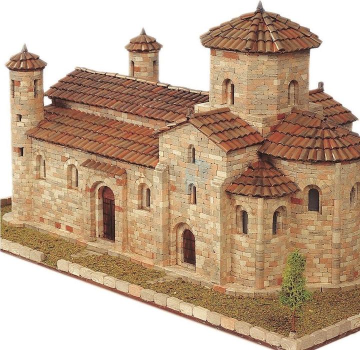 Produktbild Block Cuit. 3D Keramik-Modelbausatz -Kirche San Martín de Frómista (33 x 25 x 52 cm)