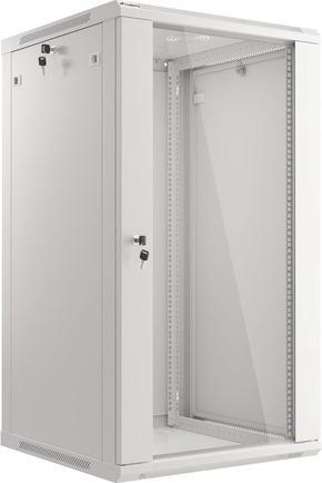 Produktbild Lanberg Wand- Rack 19 " 22U 600x600mm grau (22 HE, 19 Zoll Rack)