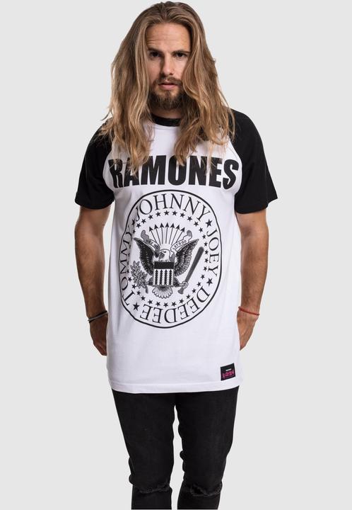 Immagine prodotto Mister Tee Maglietta Raglan dei Ramones Circle (M)