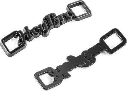 Produktbild LaceGodZ 1 Paar "Hey Bro" Schnürsenkel Clips (3.76 cm)