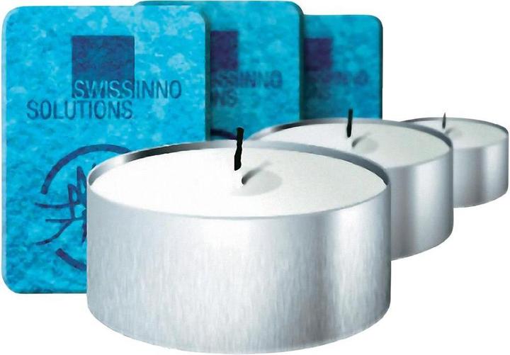 Produktbild Swissinno Nachfüllplättchen mit Kerze 12h für Mücken-Stop Laterne
