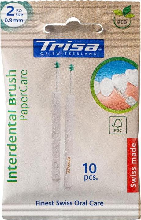 Actual product image Trisa Interdental Brus PaperCar ISO 2 10 (10 x, 0.90 mm)