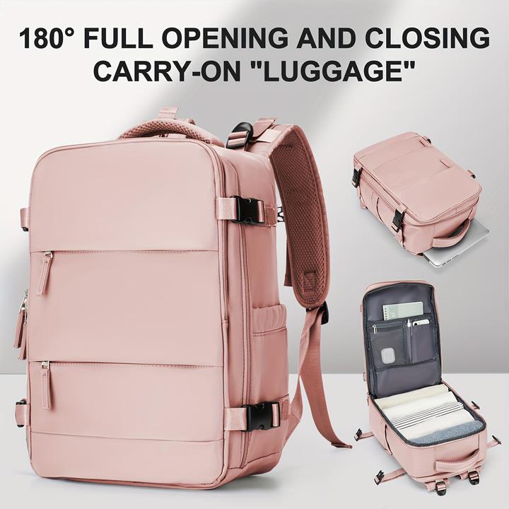Produktbild Only-Bags.Store Grossvolumiger Reiserucksack, Unisex-Mode-Tragegepäck mit 180°-Öffnung, geringes Gewicht, mehrere