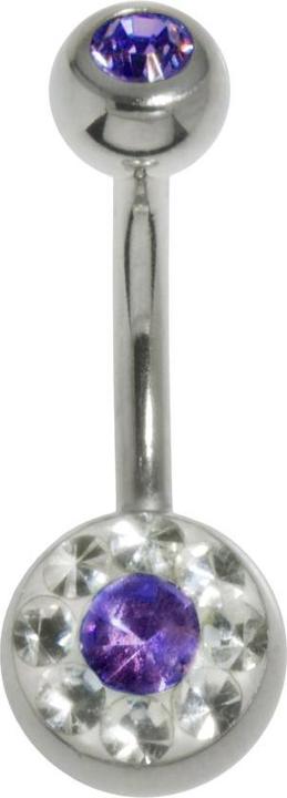Immagine prodotto Bijouteria Piercing ventre (Acciaio chirurgico 316L, Resina epossidica, Vetro (di orologio))