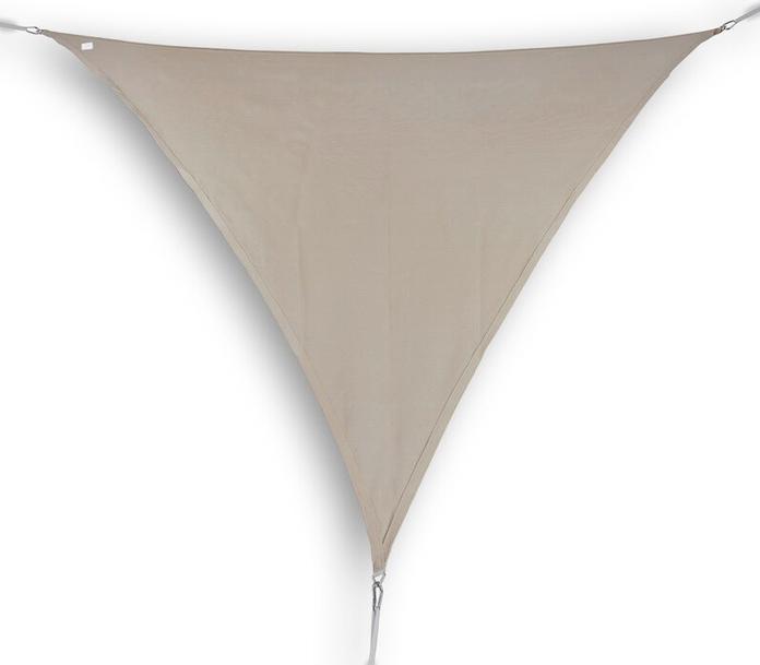 Actual product image Swisshandel24 Sun sail triangle 5x7x7m, taupe (5 x 7 x 7 m)