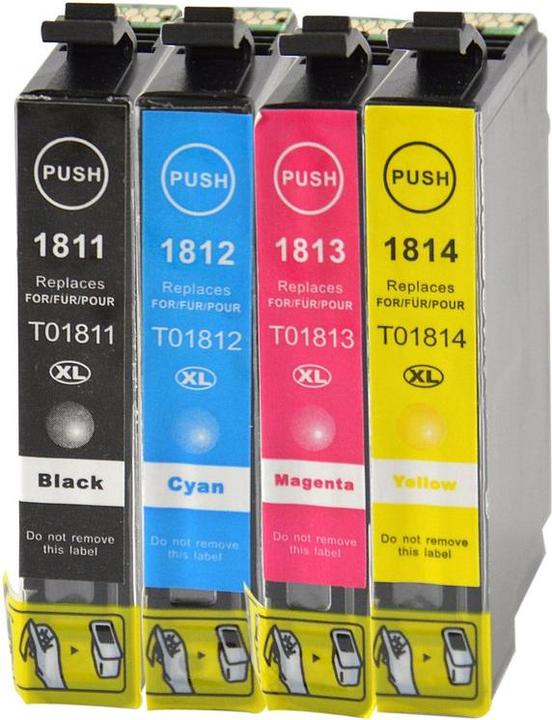 Produktbild Hermex Kompatible Tintenpatrone XL für Epson Expression Home XP-212 (M, C, Y, BK)