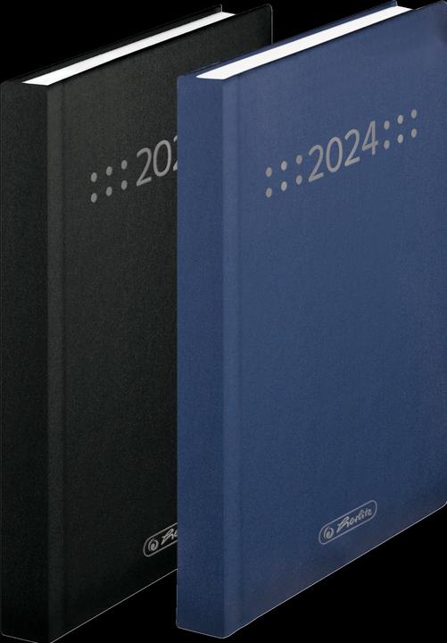 Produktbild Herlitz Taschenkalender Minitimer A6 Classic 2024 2 Farben sortiert, blau, schwarz (Deutsch)