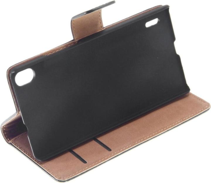 Actual product image OEM Slim Leather Book Case for Huawei P7 - black 4250710553983 (Huawei Ascend P7)