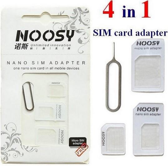 Produktbild Hermex 4in1 Nano Micro Sim Karten Adapter Set