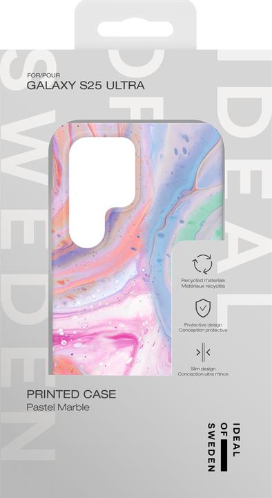 Actual product image iDeal Of Sweden Printed Case Galaxy S25U Pastel Marble (Samsung Galaxy S25 Ultra)