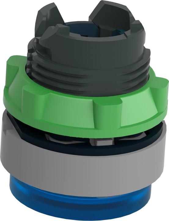 Produktbild Schneider Electric Leuchtdrucktaster, Front, vorstehend, ZB5AW163C0