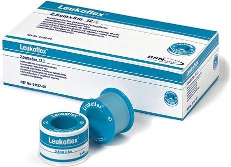 Actual product image BSN Leukoflex 2.5 cm x 5 m skin-friendly occlusive fixation plaster, 1 pc. plaster (1 x)