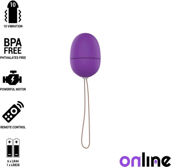 Actual product image Online Vibro egg with remote control, size S