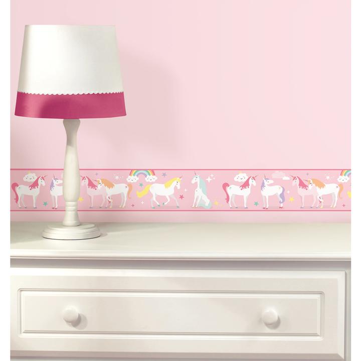 Actual product image Roommates Magical Unicorn Peel & Stick Wallpaper Border