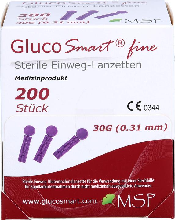 Produktbild Gluco Smart Glucosmart Fine Lanzetten (Lanzette)