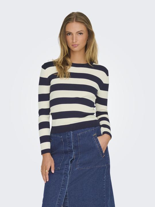Actual product image JdY Ribbed round neck jumper knitted jumper (L)