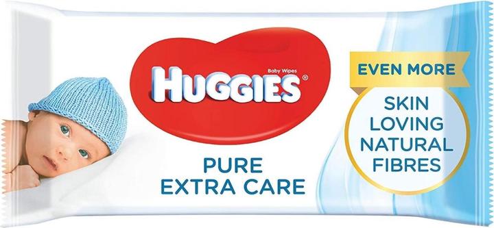 Actual product image Huggies Wet wipes Pure Extra Care single pack 56 pieces (56 Piece)