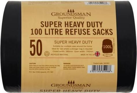 Produktbild Groundsman Plastikbeutel (50erPack) (50 x, 100 l)