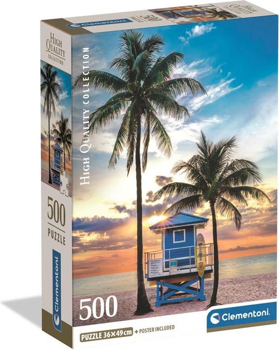 Image du produit Clementoni Miami Beach Florida - 500 pièces (500 pièces)
